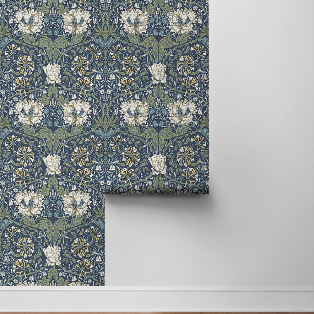 
                  
                    Vintage floral peel and stick wallpaper roll NW48202 from NextWall
                  
                