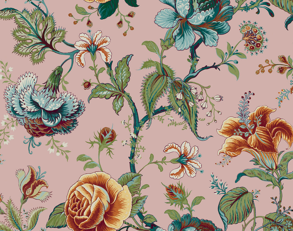 Sanibel Floral Trail Peel and Stick Removable Wallpaper