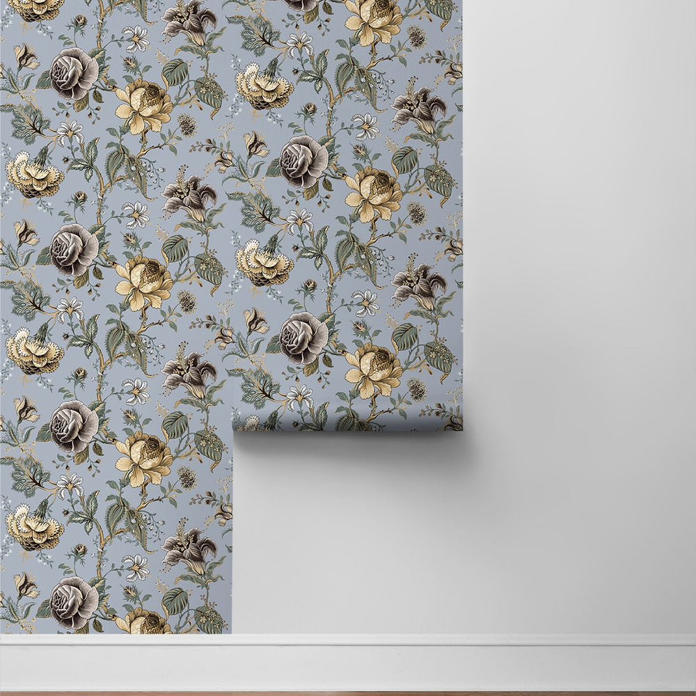 
                  
                    NW48609 jacobean floral peel and stick wallpaper roll from NextWall
                  
                