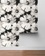 Floral peel and stick wallpaper roll NW49200 from NextWall