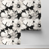 Floral peel and stick wallpaper roll NW49200 from NextWall