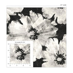 Floral peel and stick wallpaper scale NW49200 from NextWall