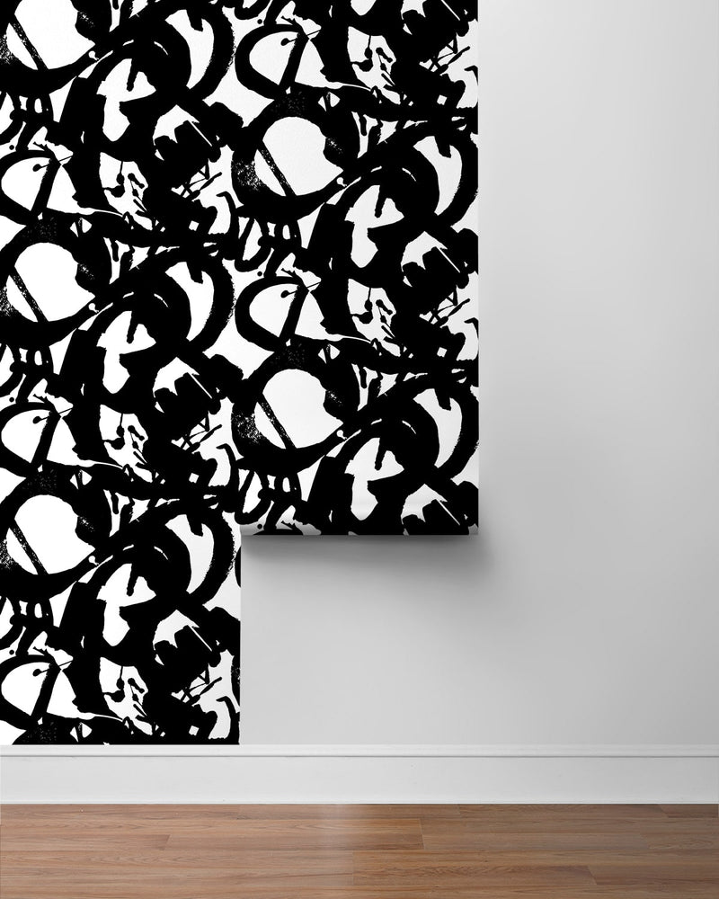 Abstract peel and stick wallpaper roll NW49500 from NextWall
