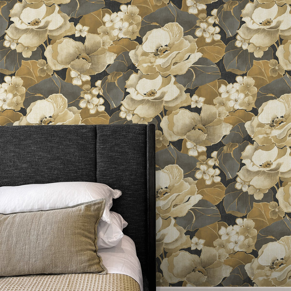 
                  
                    Floral peel and stick wallpaper accent NW49600 from NextWall
                  
                