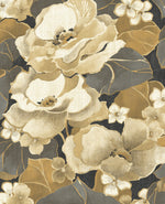 Nouveau Floral Peel and Stick Removable Wallpaper