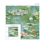 Impressionistic peel and stick wallpaper scale NW50002 from NextWall