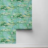 Impressionistic peel and stick wallpaper roll NW50004 from NextWall