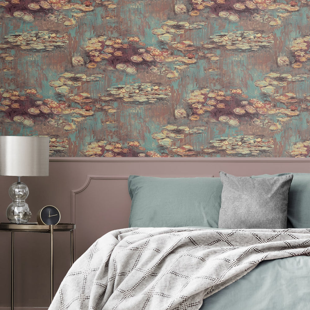 
                  
                    Impressionistic peel and stick wallpaper bedroom NW50006 from NextWall
                  
                