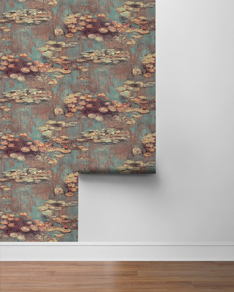 Impressionistic peel and stick wallpaper roll NW50006 from NextWall