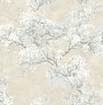 Cherry blossom floral impressionistic peel and stick wallpaper NW50105 from NextWall