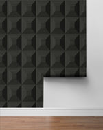 NW50300 geometric peel and stick wallpaper roll from NextWall