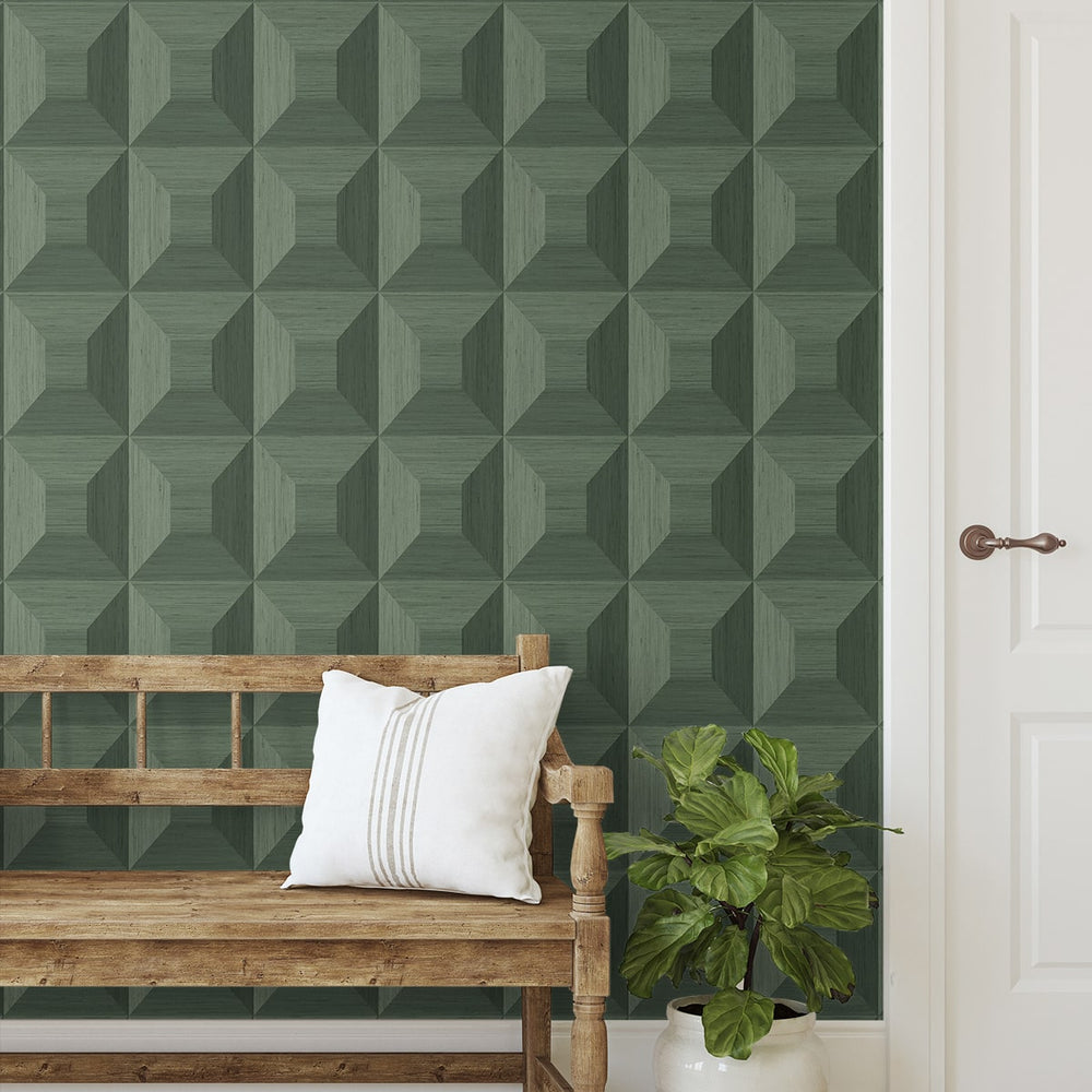 
                  
                    NW50304 geometric peel and stick wallpaper entryway from NextWall
                  
                