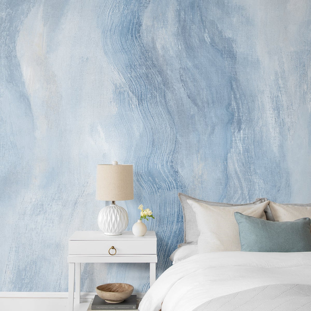 
                  
                    NZ10202M watercolor tidal wave abstract peel and stick wall mural bedroom from NextWall
                  
                