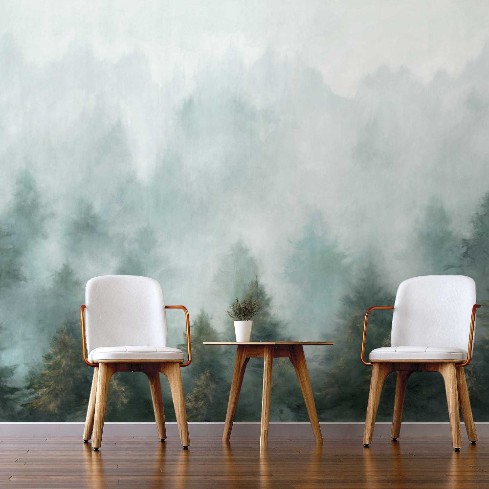 
                  
                    NZ10904M daybreak forest peel and stick wall mural living room from NextWall
                  
                