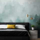 NZ10904M daybreak forest peel and stick wall mural bedroom from NextWall