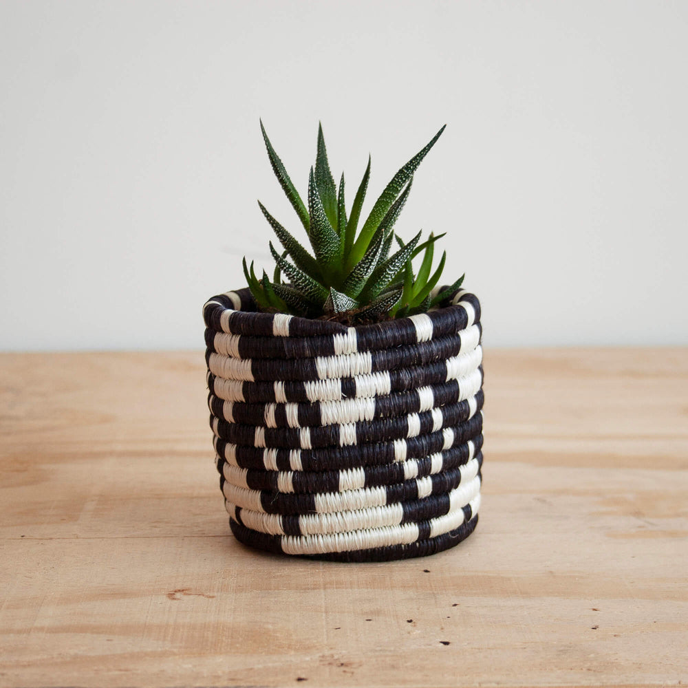 Ndora small decorative sisal planter from Amsha