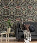 Prepasted wallpaper vintage morris living room PR10001 from Seabrook Designs