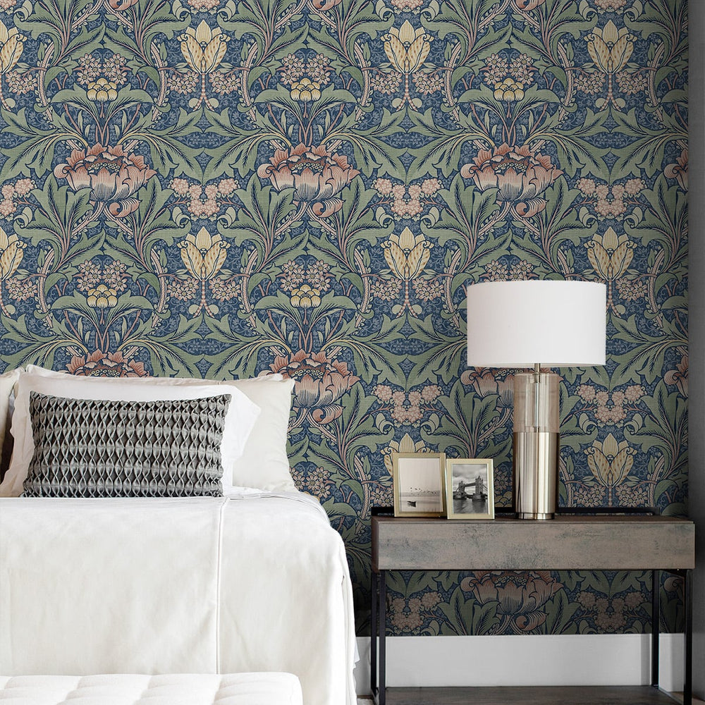 
                  
                    Prepasted wallpaper vintage morris bedroom PR10002 from Seabrook Designs
                  
                