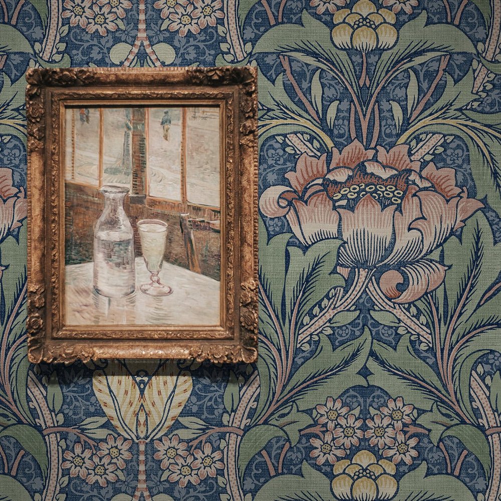 
                  
                    Prepasted wallpaper vintage morris decor PR10002 from Seabrook Designs
                  
                