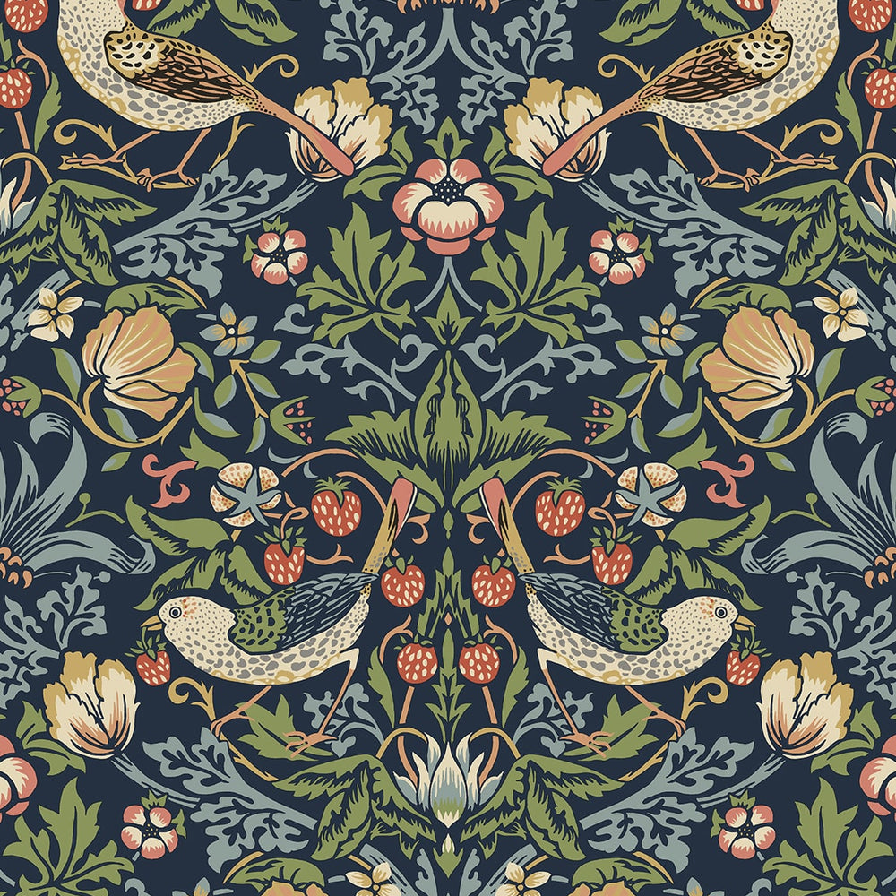 
                  
                    PR10102 strawberry thief morris prepasted wallpaper from Seabrook Designs
                  
                