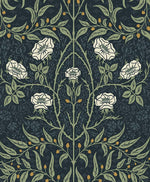 Floral prepasted wallpaper vintage PR10202 from Seabrook Designs