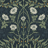 Floral prepasted wallpaper vintage PR10202 from Seabrook Designs