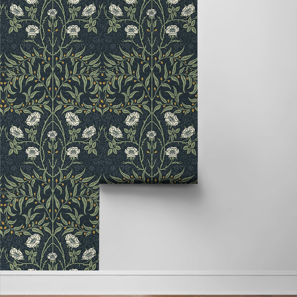 
                  
                    Floral prepasted wallpaper vintage roll PR10202 from Seabrook Designs
                  
                