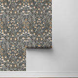 Morris prepasted wallpaper roll PR10405 from Seabrook Designs