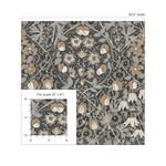 Morris prepasted wallpaper scale PR10405 from Seabrook Designs