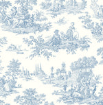 Toile prepasted wallpaper PR10602 from Seabrook Designs