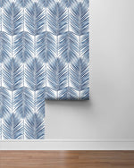 Palm leaf prepasted wallpaper roll PR10702 from Seabrook Designs