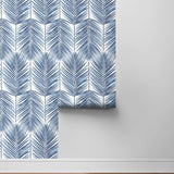 Palm leaf prepasted wallpaper roll PR10702 from Seabrook Designs