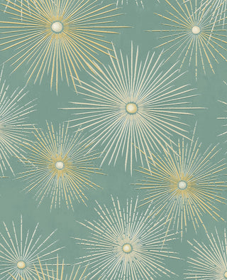 PR11004 starburst geometric mid century prepasted wallpaper from Seabrook Designs
