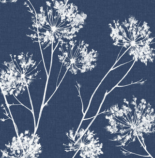 PR11102 floral prepasted wallpaper from Seabrook Designs