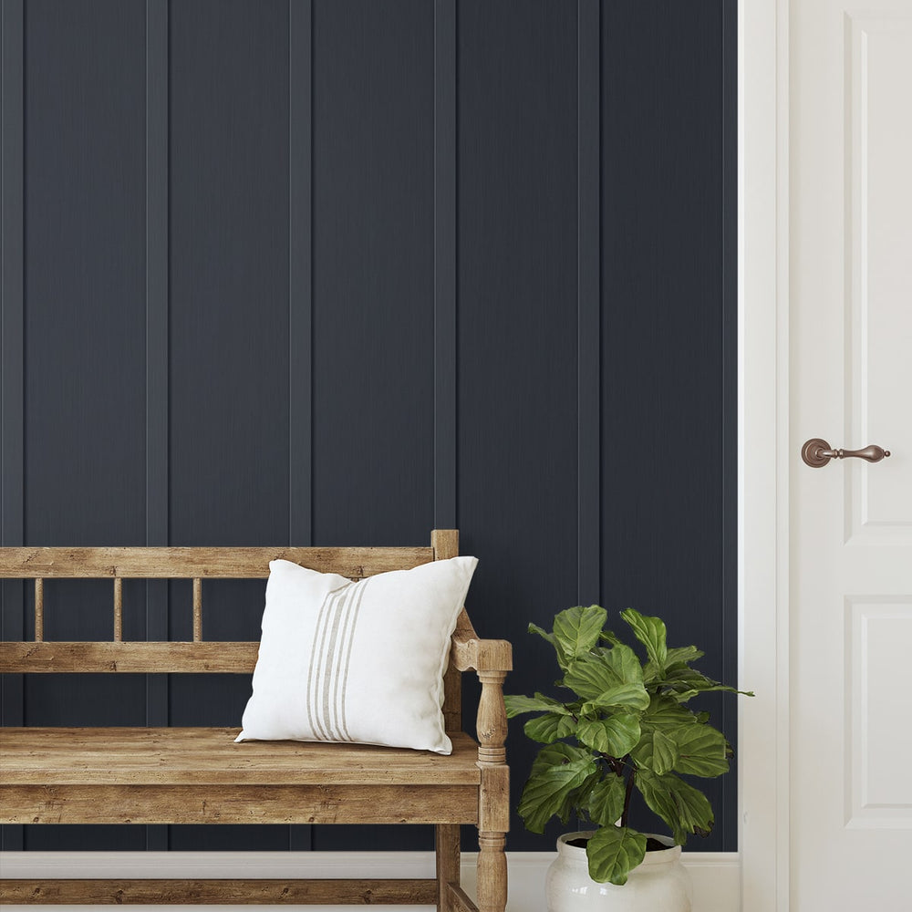 
                  
                    PR11202 faux board and batten prepasted wallpaper entryway from Seabrook Designs
                  
                