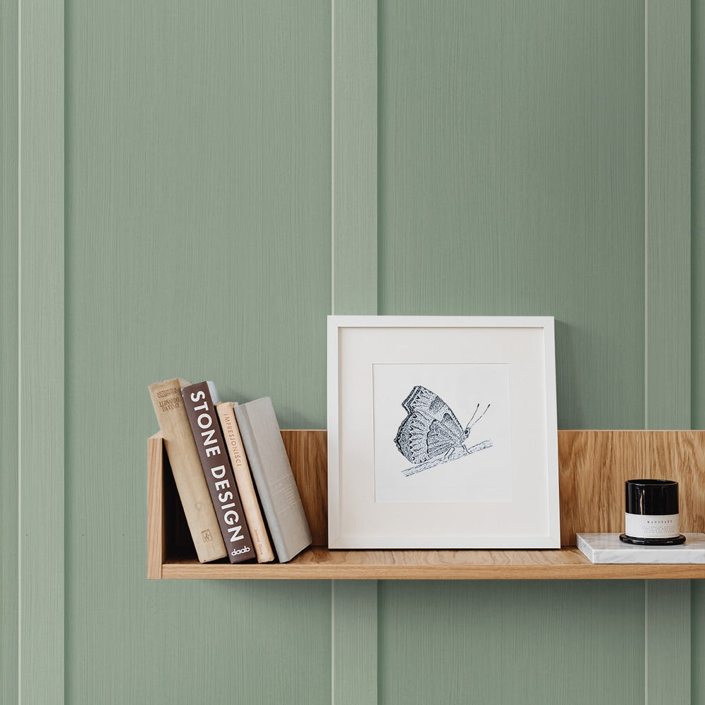
                  
                    PR11204 faux board and batten prepasted wallpaper decor from Seabrook Designs
                  
                