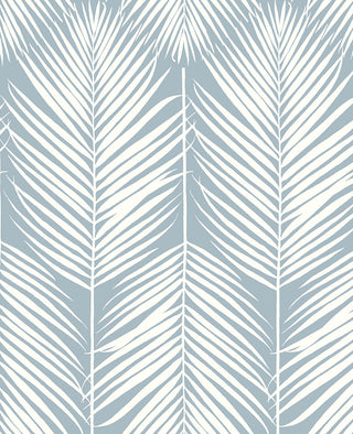 PR11402 palm leaf coastal prepasted wallpaper from Seabrook Designs