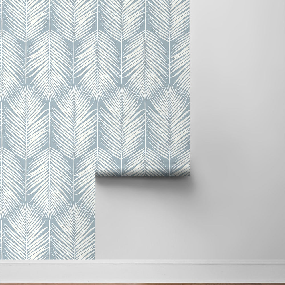 
                  
                    PR11402 palm leaf coastal prepasted wallpaper roll from Seabrook Designs
                  
                