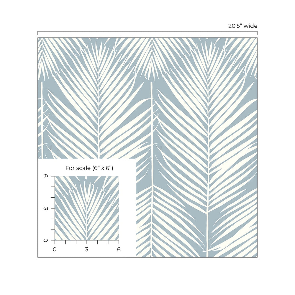 
                  
                    PR11402 palm leaf coastal prepasted wallpaper scale from Seabrook Designs
                  
                