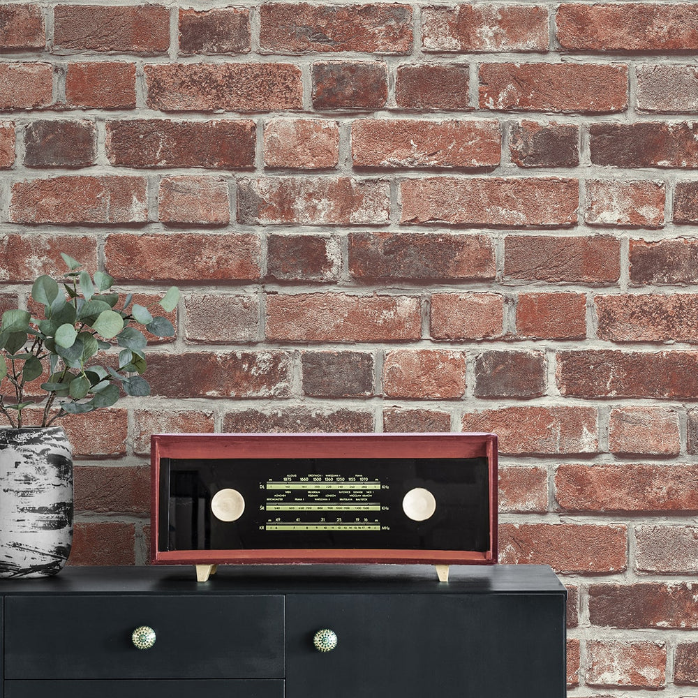 
                  
                    PR11501 red brick prepasted wallpaper decor from Seabrook Designs
                  
                