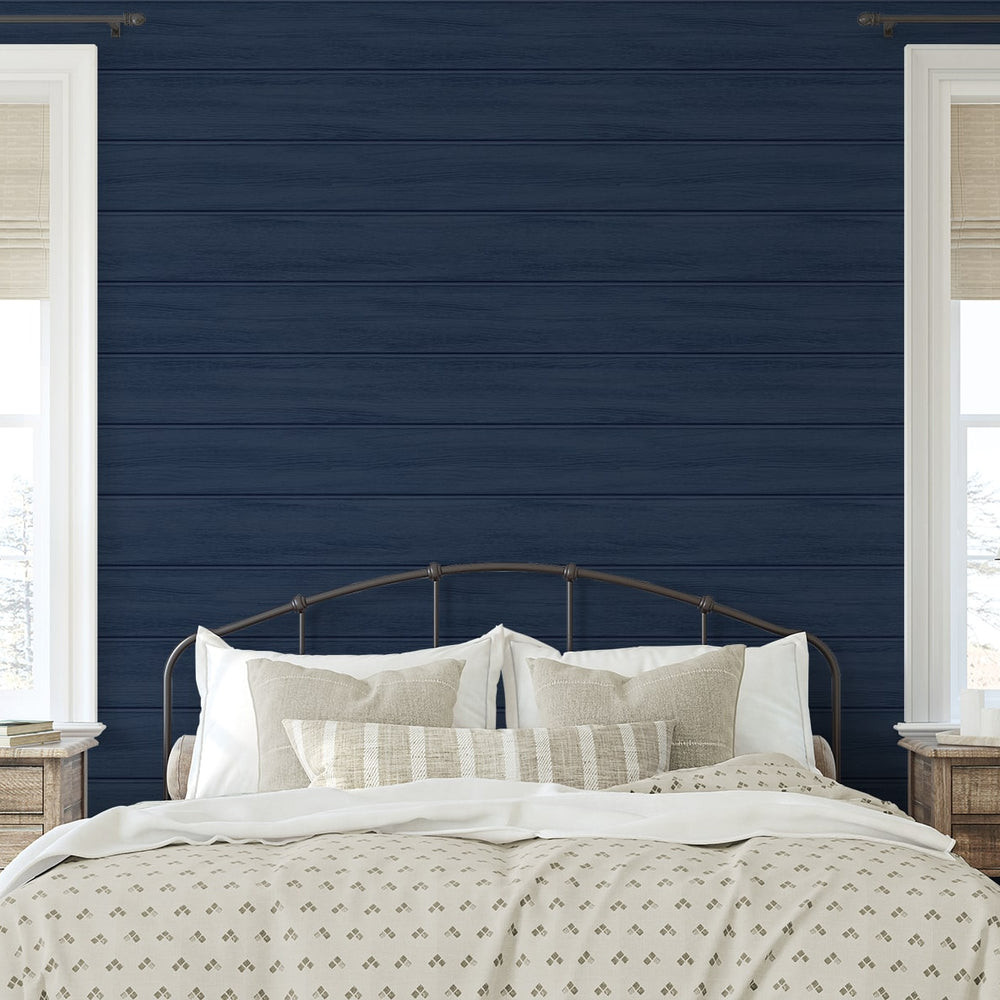 
                  
                    PR11602 faux wood panel prepasted wallpaper bedroom from Seabrook Designs
                  
                