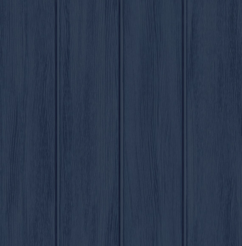 Faux Wood Panel Prepasted Wallpaper