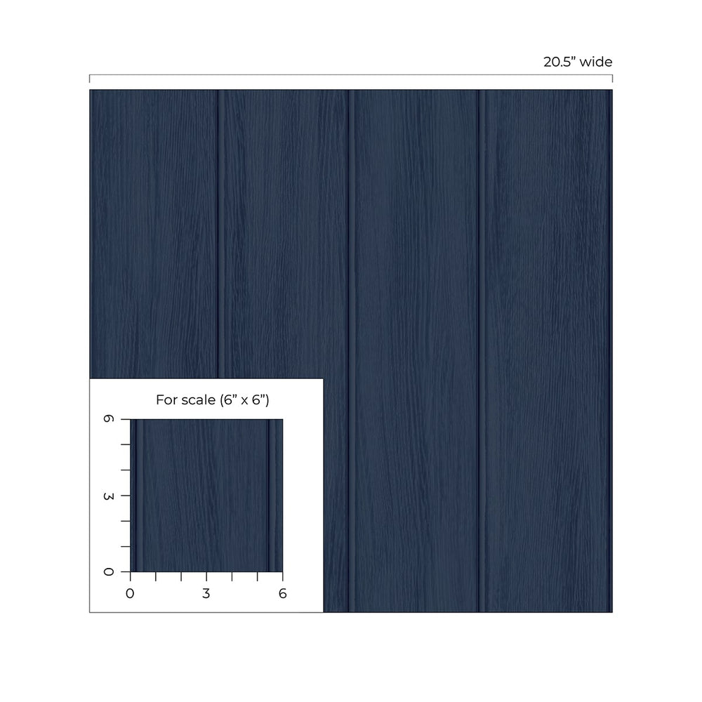 PR11602 faux wood panel prepasted wallpaper scale from Seabrook Designs