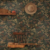 PR11708 vintage bird floral prepasted wallpaper decor from Seabrook Designs 