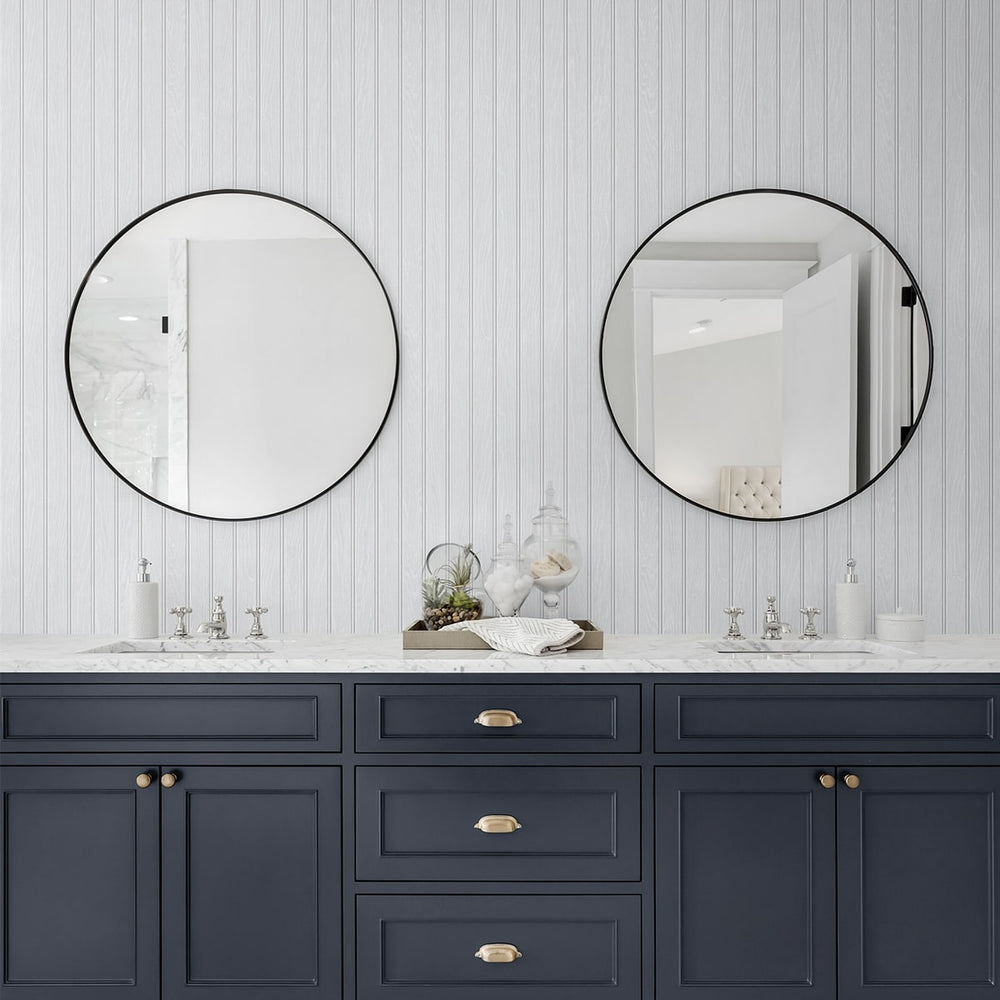 
                  
                    PR11800 faux beadboard prepasted wallpaper bathroom from Seabrook Designs
                  
                