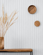 PR11800 faux beadboard prepasted wallpaper decor from Seabrook Designs