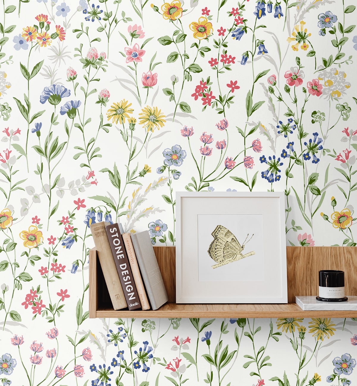 Presec Wallpapers Easy Prepasted Floral Wallpaper for Effortless Decor