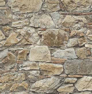 PR12006 faux stone prepasted wallpaper from Seabrook Designs