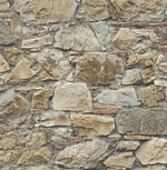 PR12006 faux stone prepasted wallpaper from Seabrook Designs
