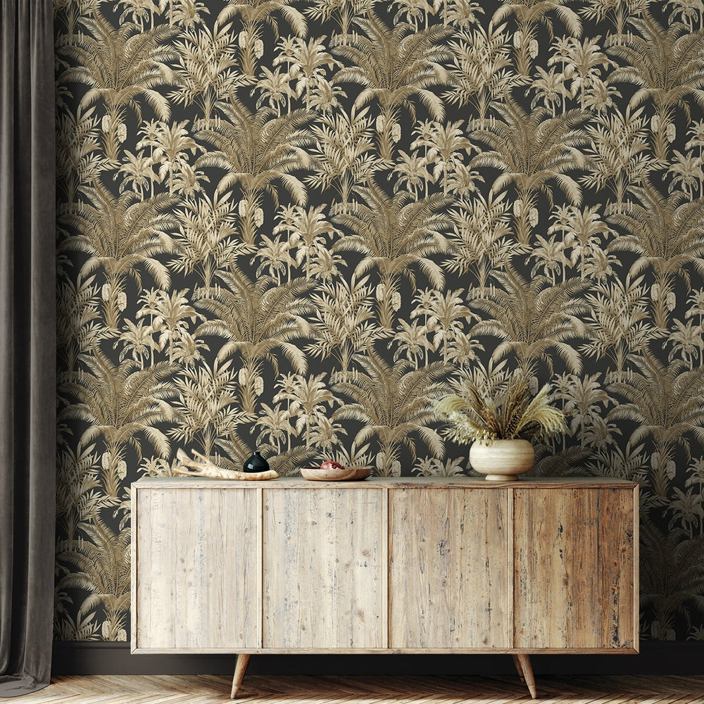 
                  
                    PR12100 palm leaf prepasted wallpaper entryway from Seabrook Designs
                  
                